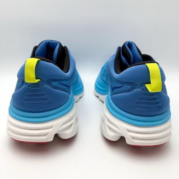 Hoka Mens Bondi 8 Running Sneakers US 12 D Blue Athletic EUC main image 6